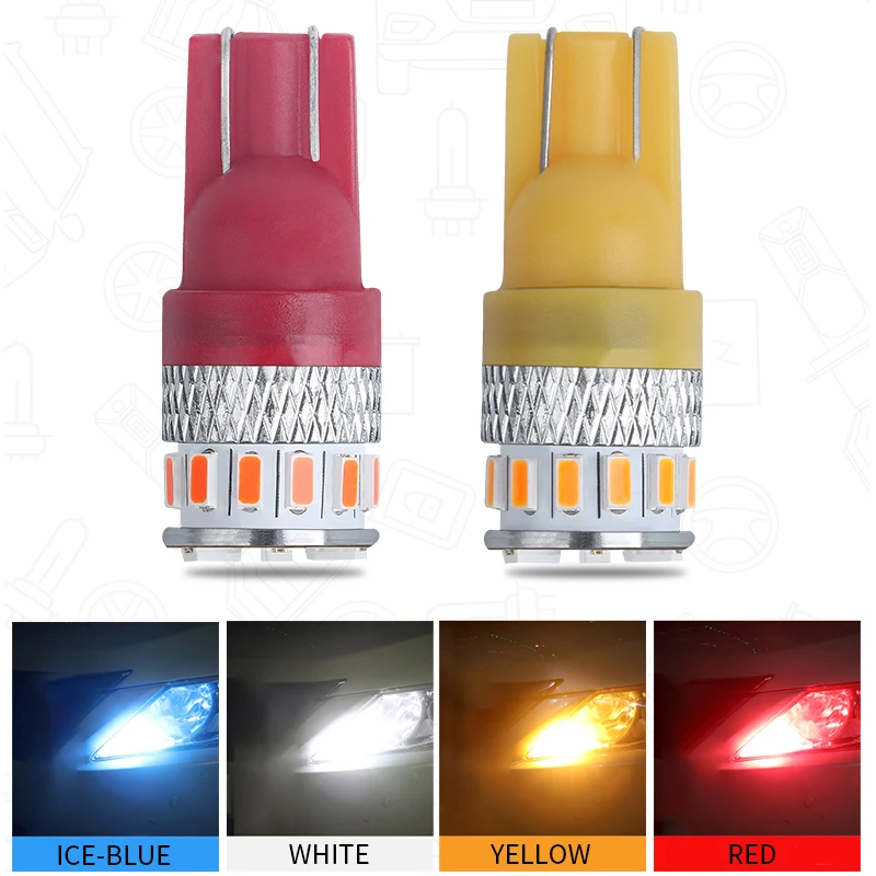 

1 шт. Canbus T10 W5W 194 168 3014 18SMD светодиодные лампы авто клиновидный габаритный фонарь лицензии супер яркий белый 12 В
