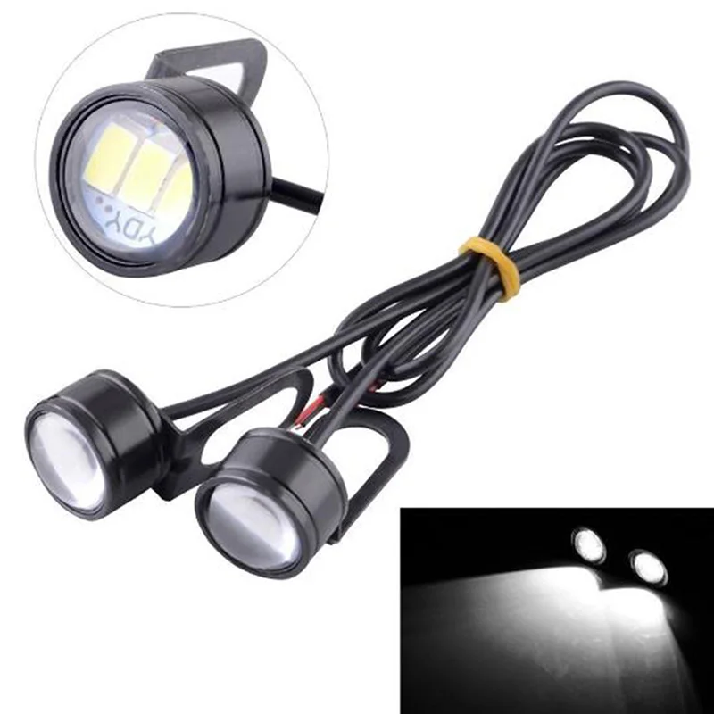 Зеркало заднего вида для мотоцикла 2 шт. 12 В 3 светодиода| |