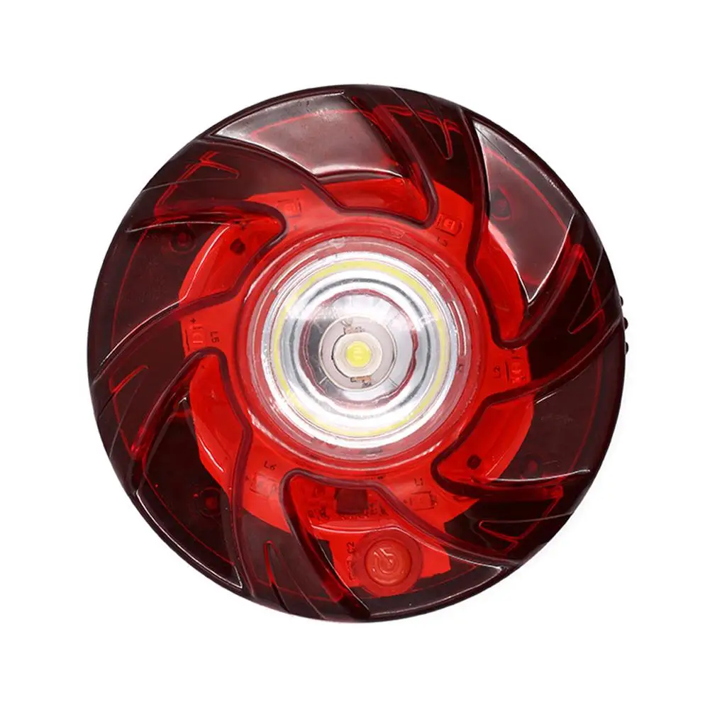 Emergency LED Road Flare Kit Super Bright Roadside Beacons With Magnetic Base Flashing Or Steady Red Lights Visibl 2 Miles | Автомобили и