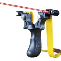 tool parts laser aiming slingshot equipped with level instrument for outdoor sports hunting using high power slingshot catapult