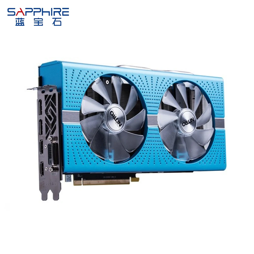 Видеокарта SAPPHIRE AMD NITRO + RX580 8GB GDDR5 256bit игровая видеокарта настольный ПК для игр