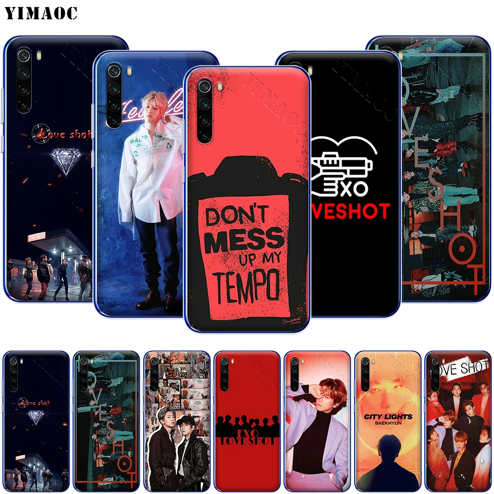 Чехол для телефона YIMAOC EXO Love Shot BAEK HYUN Xiaomi Redmi Note 8 8A 7 6 5 5A Pro 4X 4A Prime Plus Бамперы  | Отзывы и видеообзор
