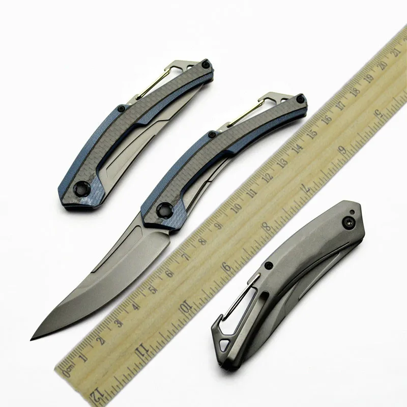 

Kershaw 1225 folding pocket outdoor knife camping hunting knife 8CR13MOV blade carbon fiber handle Tactical EDC survival tools