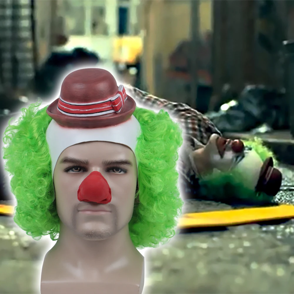 2019 Stephen King It Chapter Two 2 Joker Arthur Fleck Маска Латекс страшный ужас Карнавальная маска