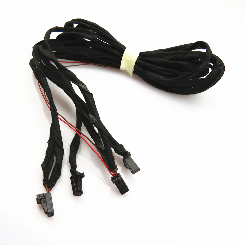 

Внутренний светодиодный светильник для ног автомобиля, лампа освещения ног и кабель для Passat B6 B7 Golf MK6 Jetta A3 A6 A4 Q5 Q3 3AD 947 409