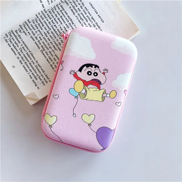 10 см* 16,2 см сумка на молнии для наушников power Bank большой ящик для хранения Cinnamoroll pomparin Русалка Алиса принцесса узор
