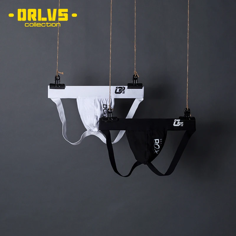 

ORLVS Men's Underwear Men Sexy Briefs Jockstrap Pouch Cuecas Man Cotton Panties Thongs Mesh Underpants Gay Slip Homme Srting