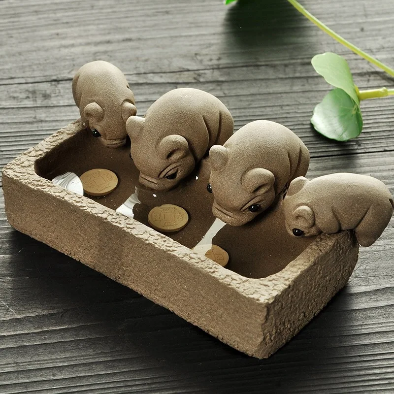 1 шт. Чай Домашние животные маленькие свинки пить воду китайская НЕОБРАБОТАННАЯ