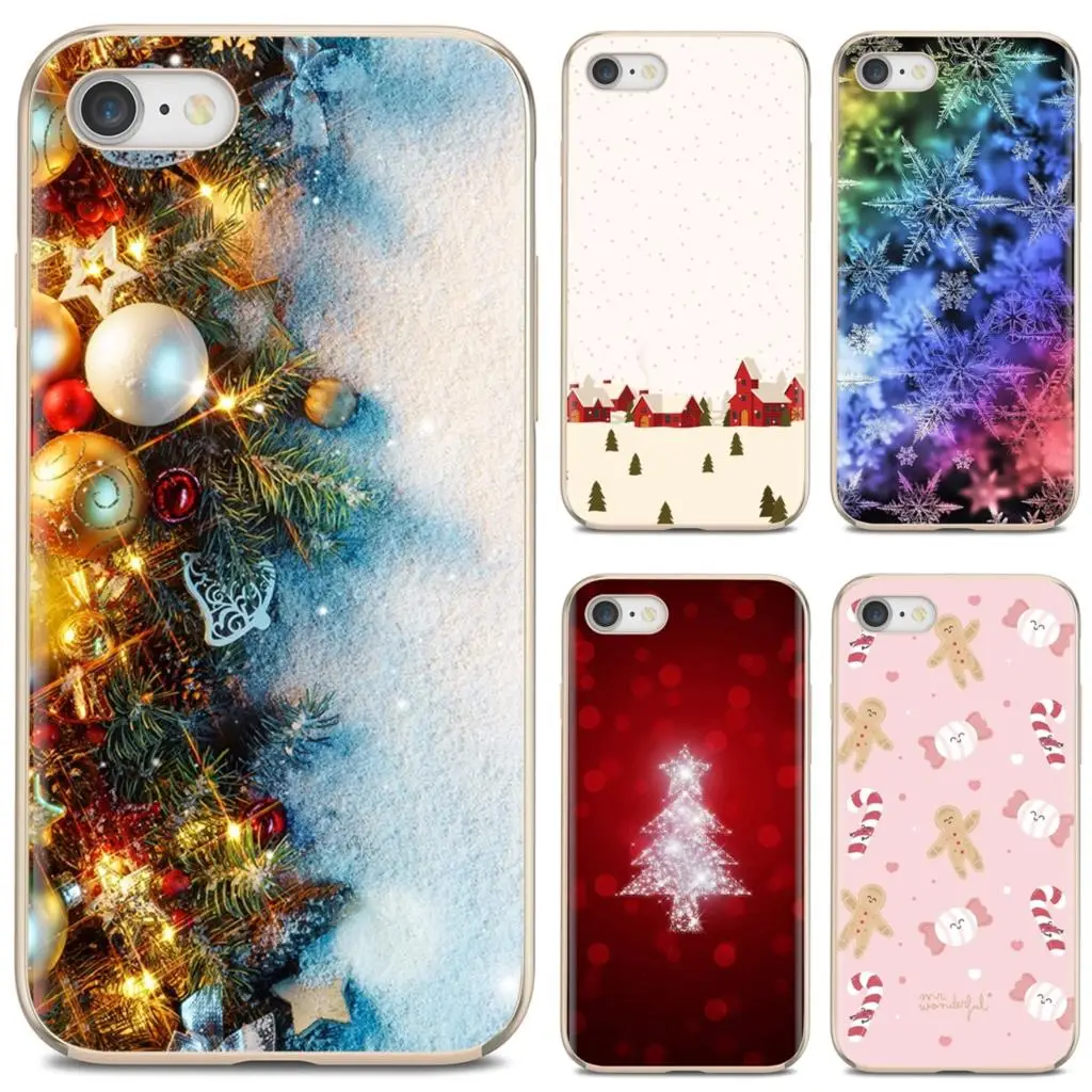 Мягкий ТПУ чехол для телефона Рождество Новый год iPod Touch iPhone 11 Pro 4 4S 5 5S SE 5C 6 6S 7 8 X XR XS Plus Max|Бамперы| |