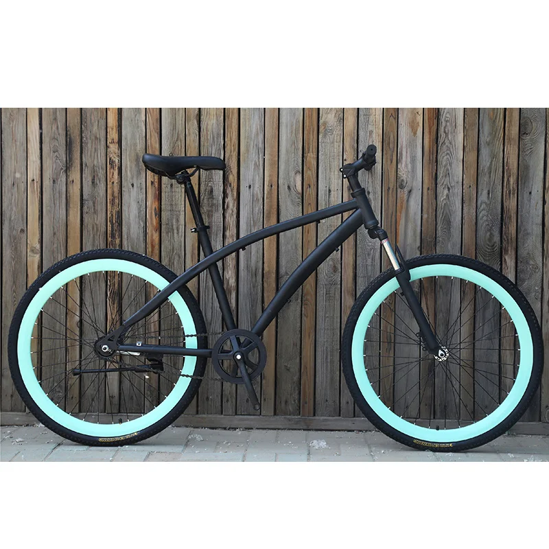 26-дюймовый дорожный велосипед с фиксированной передачей амортизатор