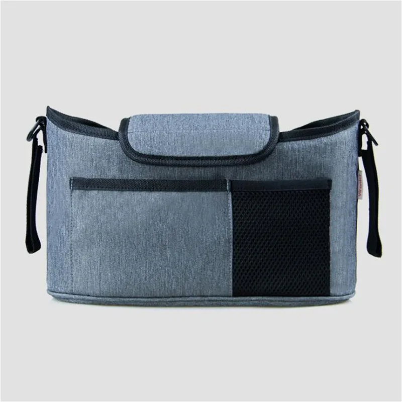 Универсальная сумка для детской коляски черный органайзер дорожные сумки