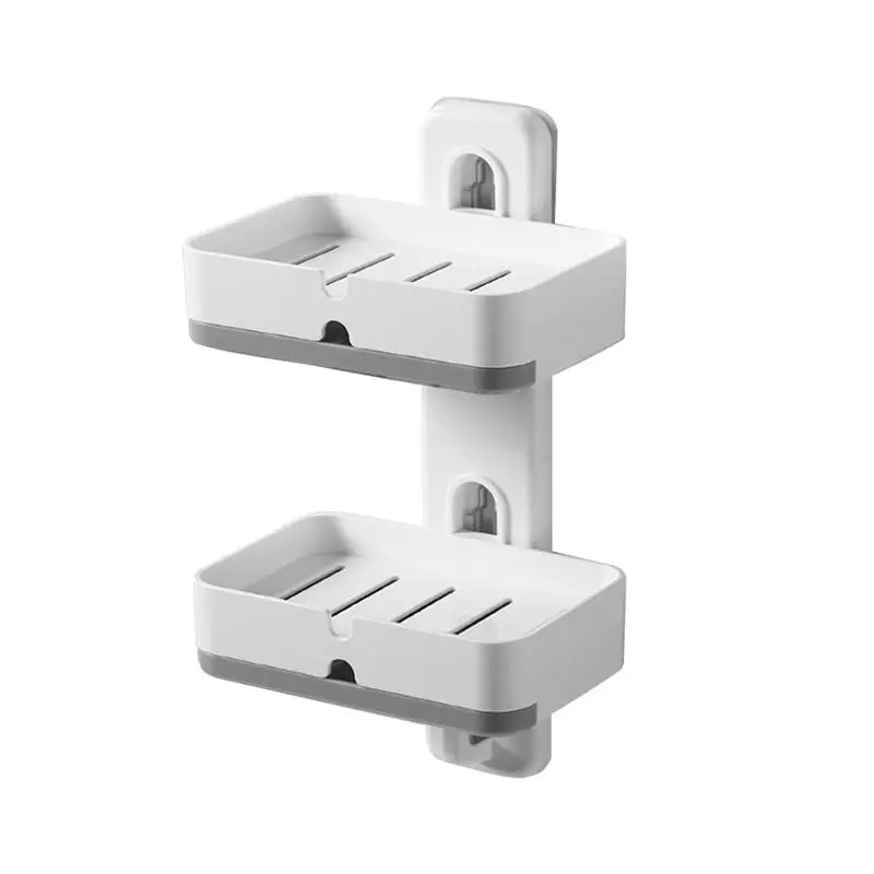 Ящик для мыла настенный с выдвижными ящиками и присосками|Мыльницы| |