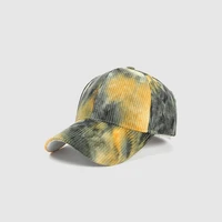 casual cap corduroy color matching dome caps adjustable elastic mens and womens casual hat fashion hip hop truck hats
