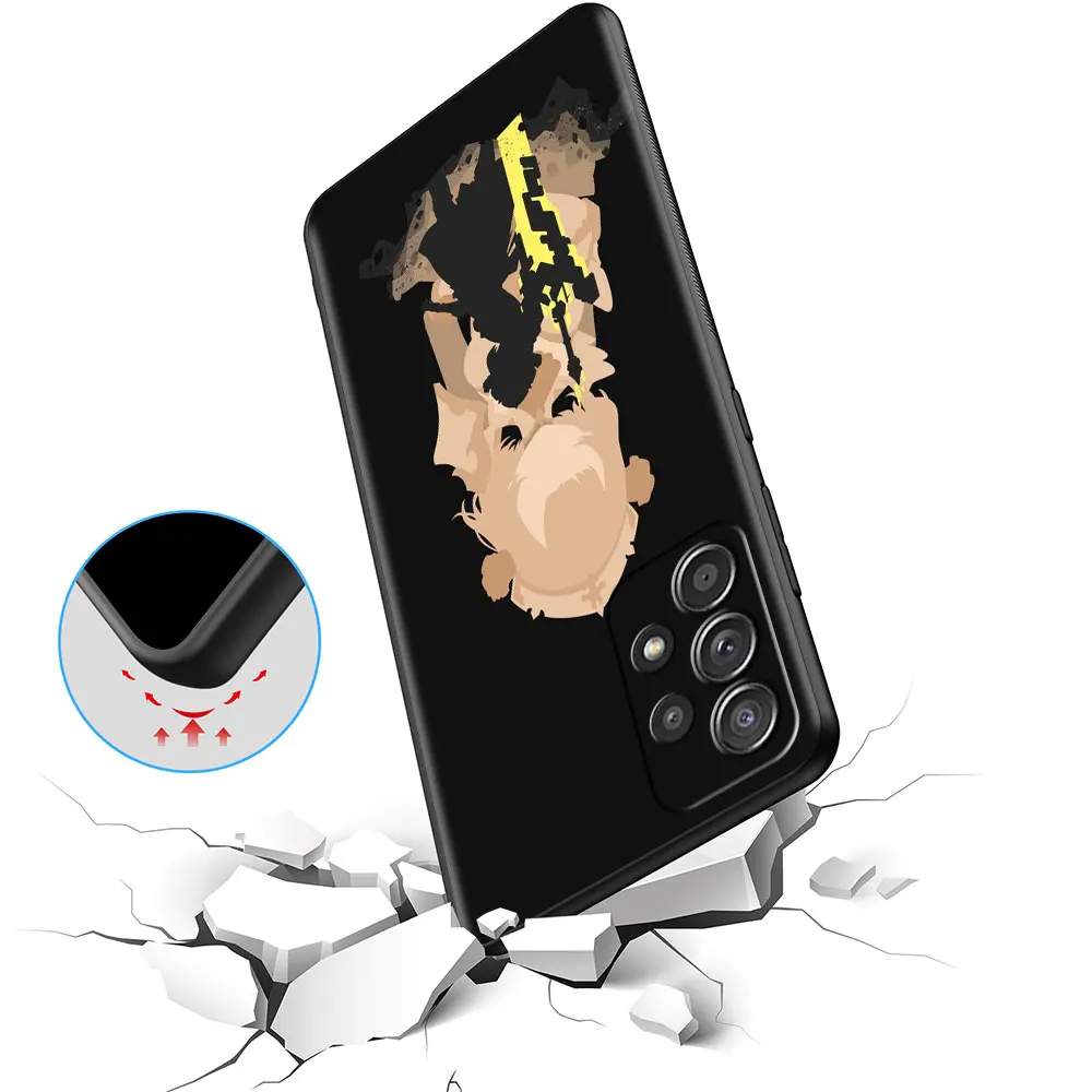 Genshin Impact Anime Funda For Samsung A51 A71 A12 A21s Case for Galaxy A31 A32 A52 A02s A11 A72 A41 Matte Soft Phone Cover