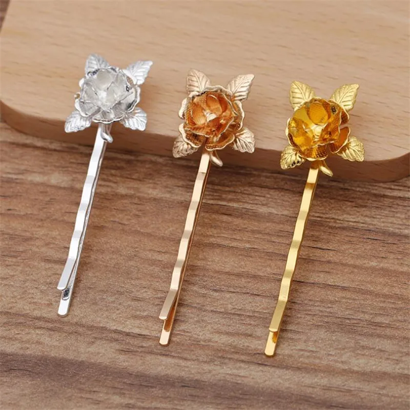 Заколки для волос 10 шт. винтажные женские заколки в виде розы стиле ретро |