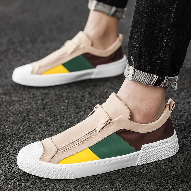 

The new 2021 chun xia men's shoes youth joker air sport sandals old Beijing cloth shoes