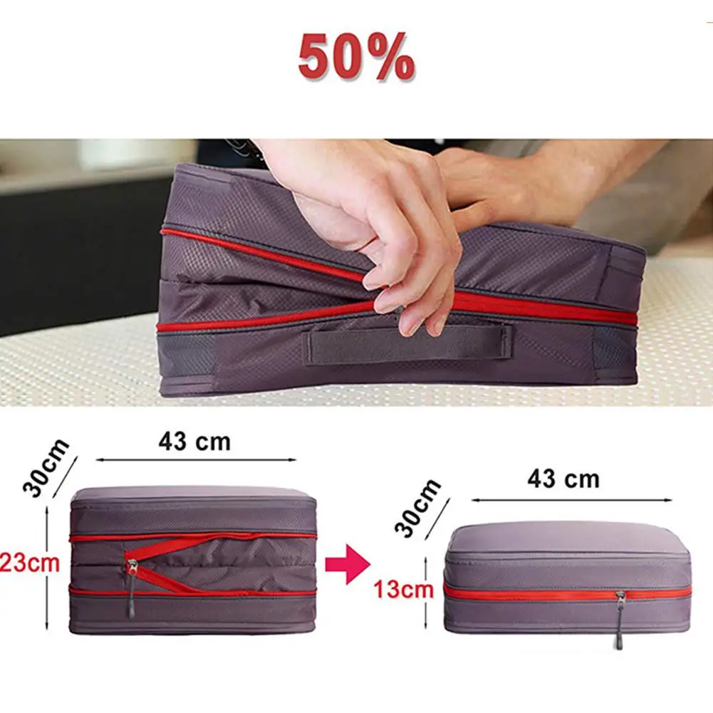 PinShang Portable Large Capacity Waterproof Multi Layers Compressed Storage Bag | Багаж и сумки