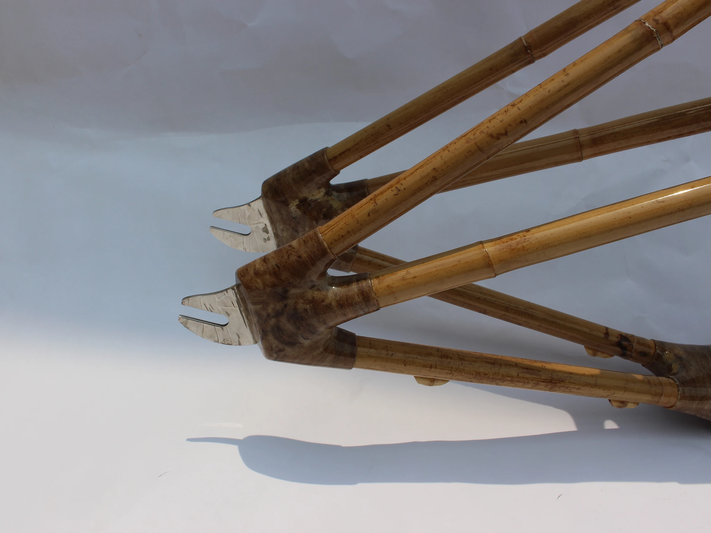 Бесплатная доставка! Бамбуковая рама для шоссейного велосипеда Fixie