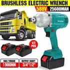 BLMIATKO 588vf 1900NM бесщеточный Электрический Аккумуляторный ударный гайковерт 34 дюймов Мощность инструмент 19800Amh Li ion аккумулятор Батарея для Makita 18V Батарея