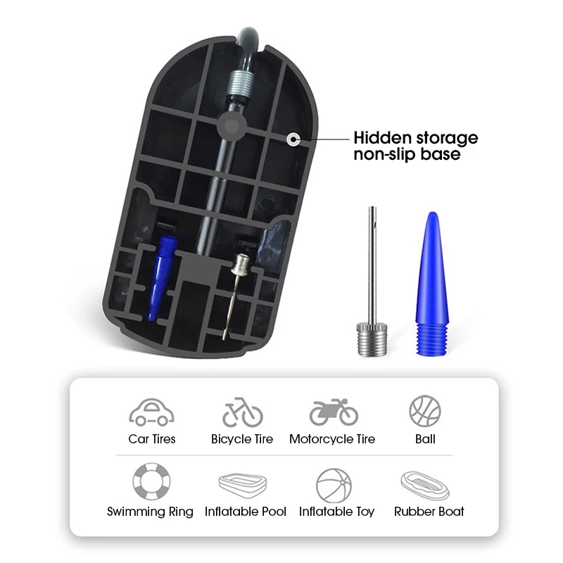 Gonflомплект воздушный для автомобиля/мотоцикла/велосипеда с барометром|Воздушный