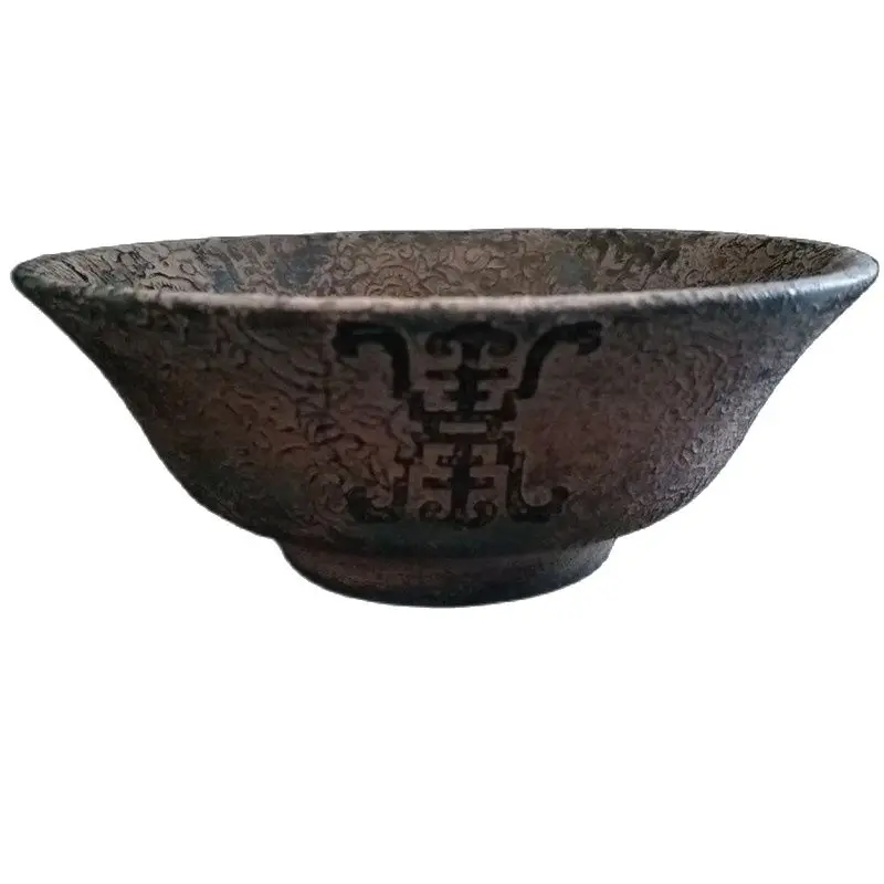 

Коллекция антикварного нефрита, белый мрамор, резная Нефритовая чашка с орнаментом в кианьский период