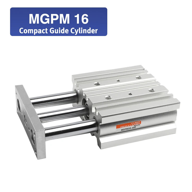 

MGPM MGPM16 -10Z -20Z -25Z -30Z -40Z MGPM16-50Z MGPM16-75Z Three-axisthin Rod Cylinder Compact guide with Stable pneumatic