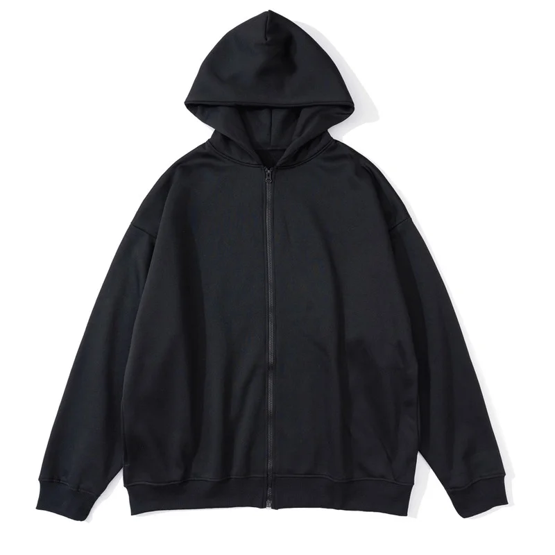 

Pure Color Cardigan and Velvet Sweatshirt Men's Simple Fashion Brand Loose Hoodie Jacket Autumn Trend Sweatshirt