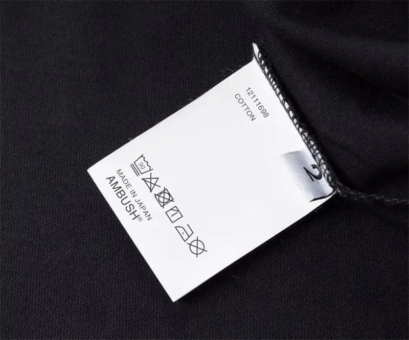 

AMBUSH T-shirt Cotton Men Women 1:1 Cotton High quality Top Tees Summer Simple Classic Ambush T Shirt