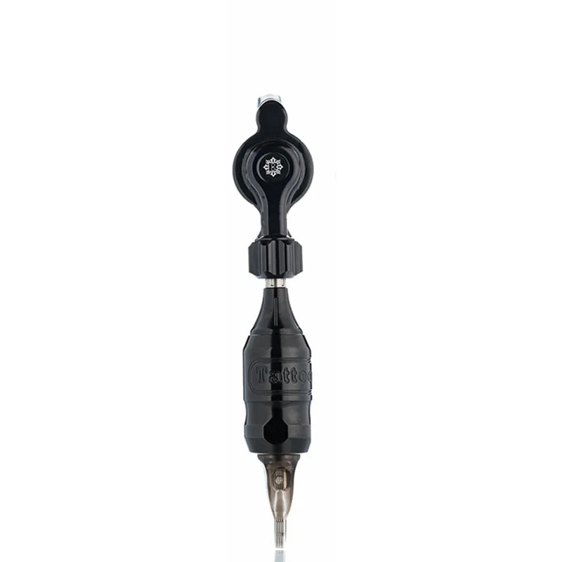 With Black 27mm Grip Купить одно высокое качество Перманентный макияж роторная Германия мотор тату машина поставка - Цвет: With Black 27mm Grip