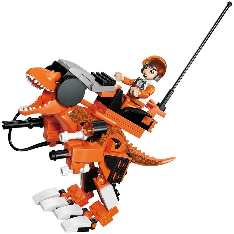 

4Pcs Dinosaur World Toy Animal Model Building Block Set Mechanical Dragon Action Figure Bricks Children Christmas Gifts