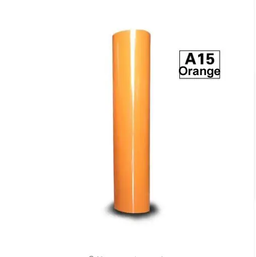 Распродажа! 1 лист 1" x 40"/30 см x 100 см теплопередача виниловая режущая пленка Резак Пресс ПВХ Железный режущий плоттер футболка DIY - Цвет: orange