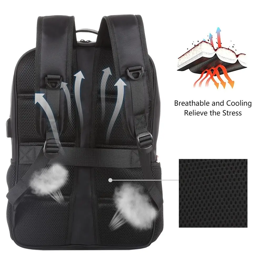 HAWEEL 14W Solar Panel Power Backpack Laptop Bag with Handle and 5V / 2.1A Max USB Charging Port | Компьютеры и офис