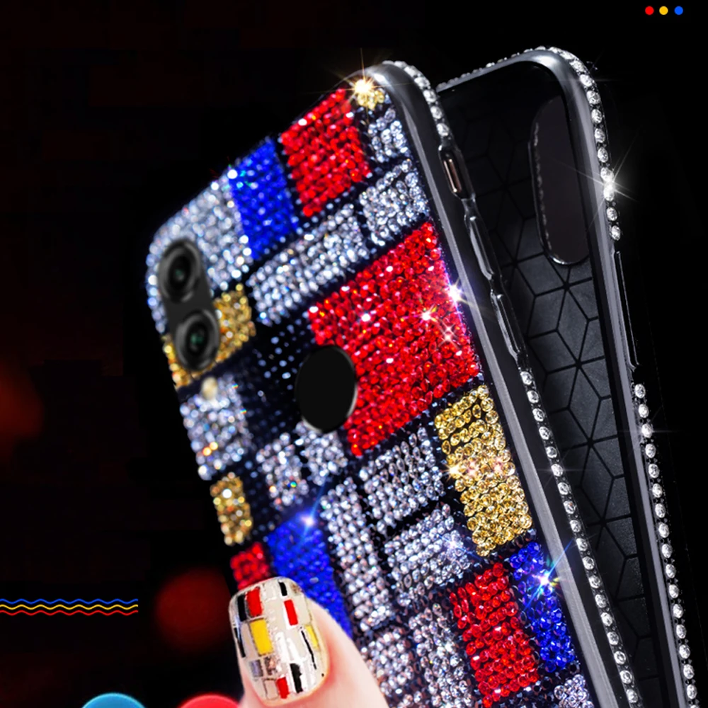 Чехол для телефона YueTuo чехол с блестками и стразами huawei y9 2019 2018 y 9 mate 30 pro lite mate30