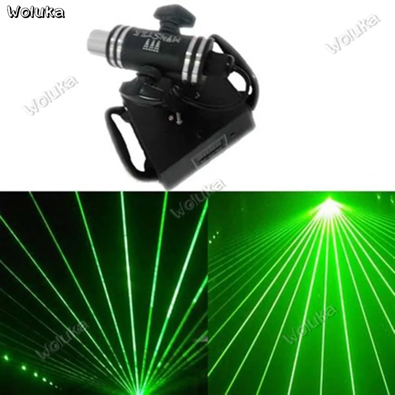 Одиночный Зеленый Лазерный Пистолет маленькая встряхивающаяся головка лазерный