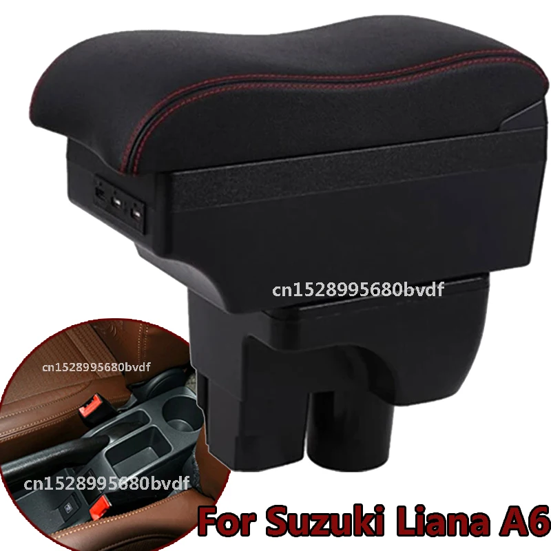 

Центральный подлокотник для Suzuki Liana A6, контейнер для хранения, аксессуары для украшения интерьера автомобиля