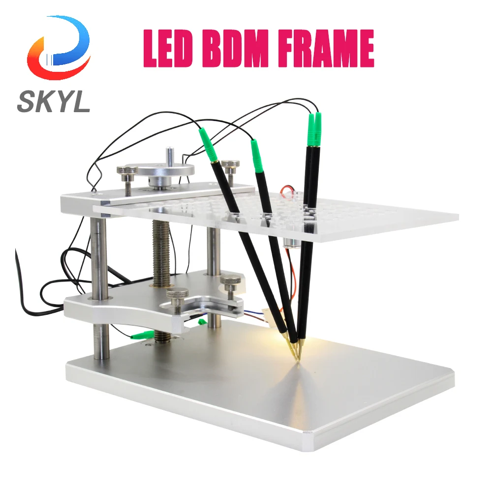 

SKYL Full Set BDM FRAME LED Stainless Steel With 22PCS Adapters Probe For KESS Ktag FGTECH BDM100 ECU Chip Programming Tuning