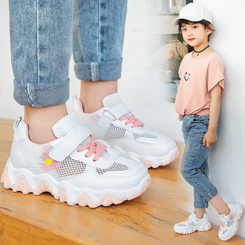 

Children Running Shoes Girls Sports Shoes Fashion Brand Breathable kids Sneakers Outdoor Training Trainers Toddler Casual Shoes