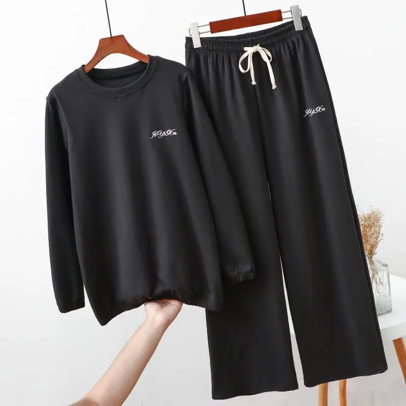 Fdfklak новая осенне-зимняя теплая одежда для сна комплекты из 2 предметов женщин