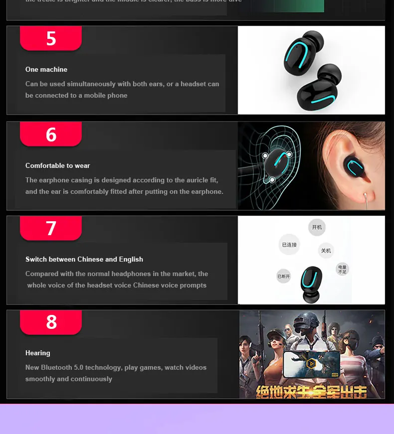 Bluetooth 5,0, наушники, TWS, мини, стелс, беспроводная, двойная связь, Спортивная гарнитура, 3D стерео наушники, гарнитура, наушники, спортивные