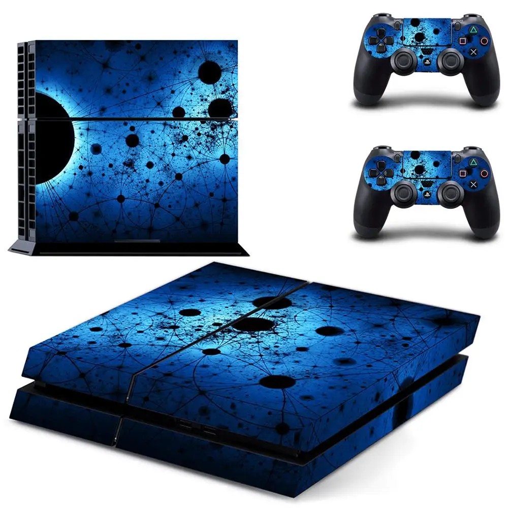 Белые черные золотые серебристые металлические наклейки для PS4 виниловые Sony