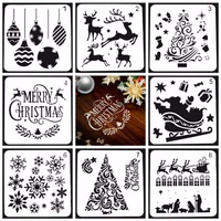 embossing paper card christmas diy craft hollow layering stencils for wall painting scrapbooking stamp album decorative 1313cm