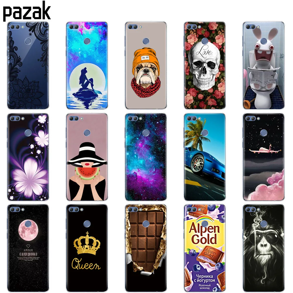 Силиконовый чехол для телефона huawei Y9, чехлы, Coque etui, бампер, оболочка, мягкий ТПУ, задняя крышка для телефона, полная защита 360