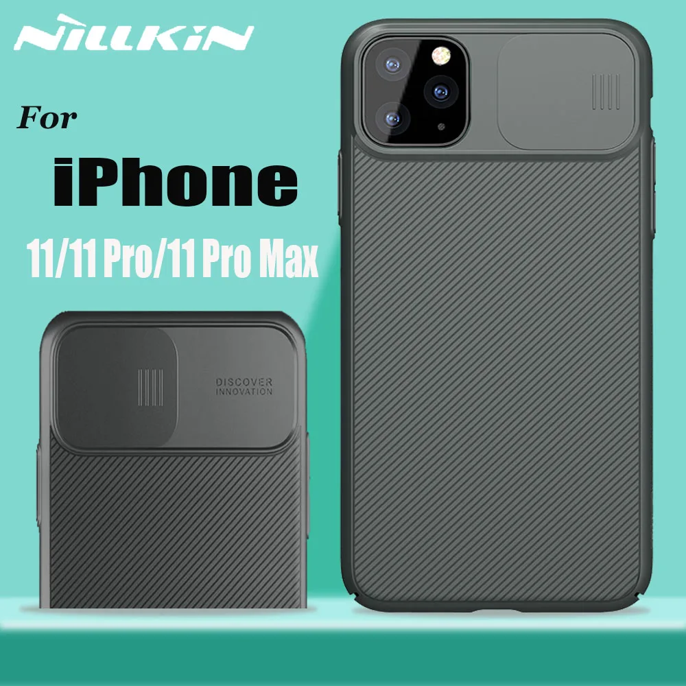 Для iPhone 11 Pro Max чехол Nillkin CamShield слайд-камера защитный чехол для iPhone 11 Pro Защита объектива конфиденциальность чехол s