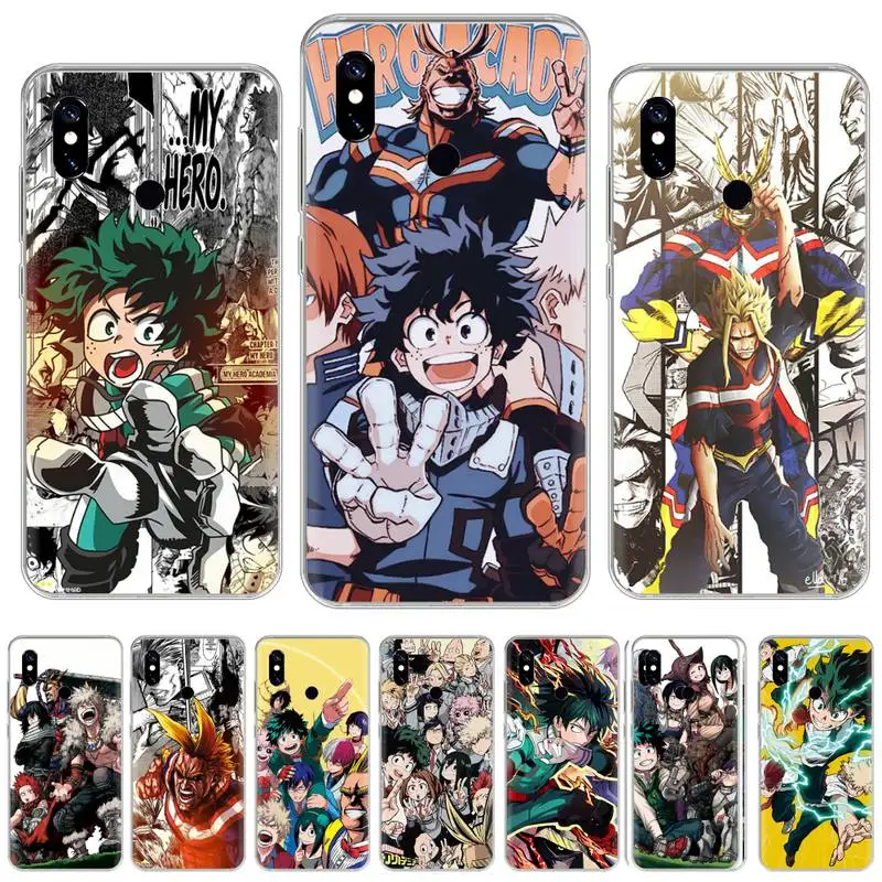 

Anime My Hero Deku Bakugou Academia Phone Cases For Xiaomi Redmi 7 9t 9se k20 mi8 max3 lite 9 note 8 9s 10 pro