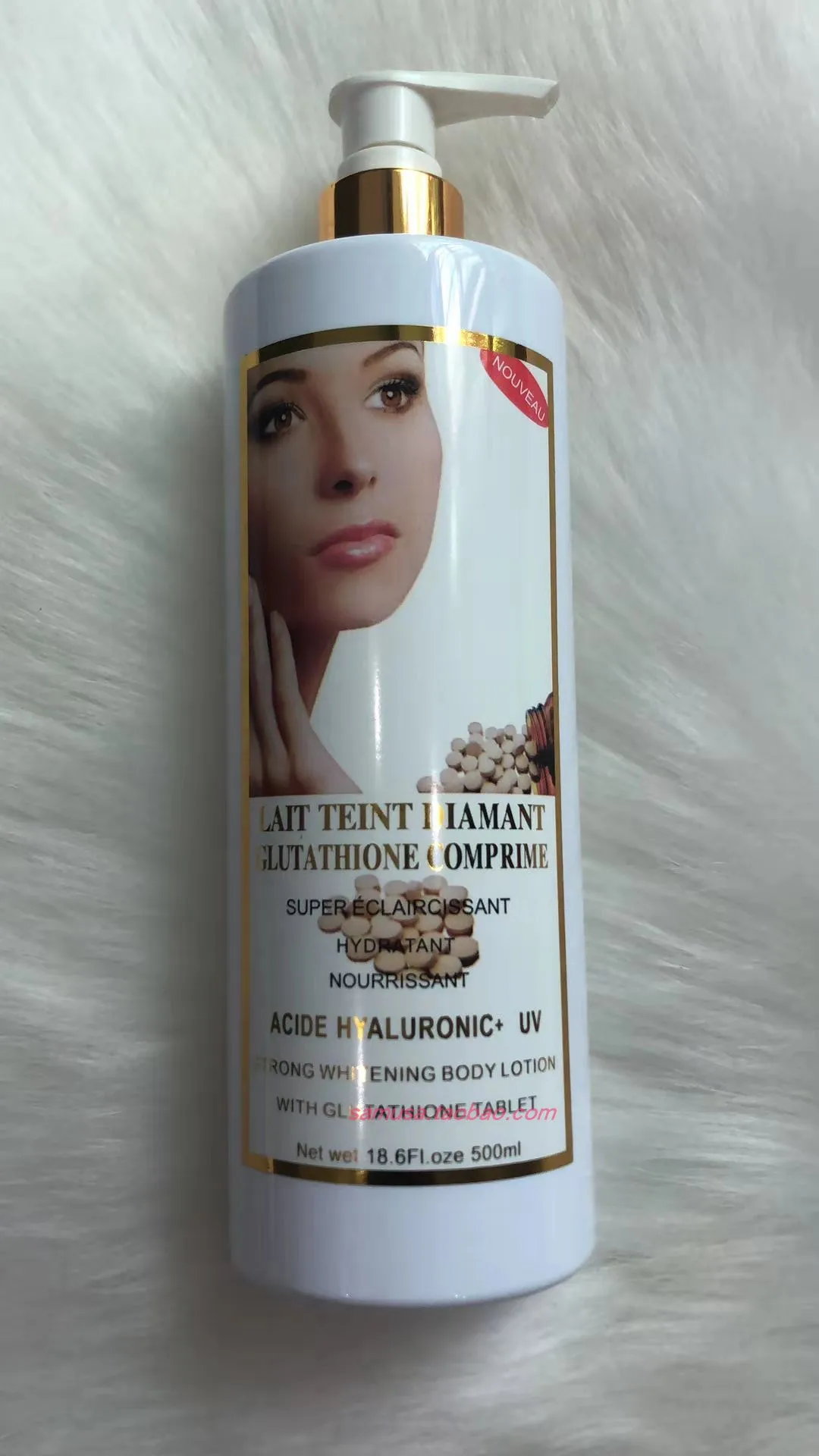 

Savon teint diament glutathione comprime soap/lotion /500ml