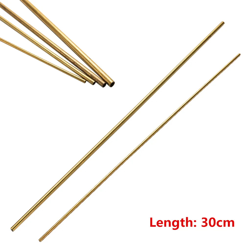1PC Brass Tubes Brass Pipe Brass Tube Diameter 2mm/3mm/4mm/5mm Length 300mm Long 0.45mm Wall Cutting Tool Parts