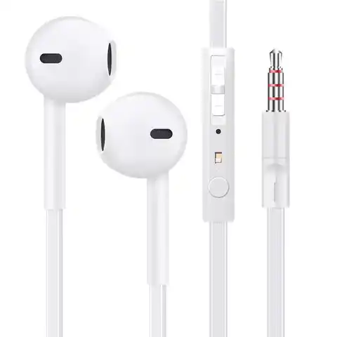 Проводные наушники 3,5 мм с микрофоном, наушники для Apple iPhone 8 7 12 Plus X XS MAX XR iPod Huawei Xiaomi, проводные наушники