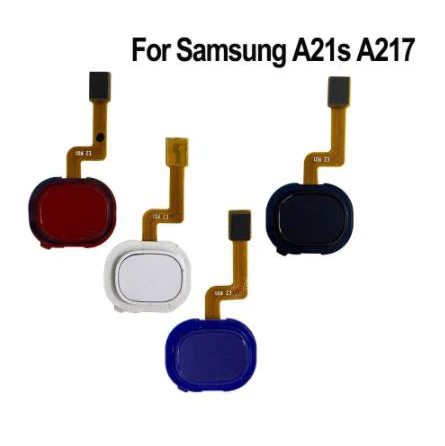 

Сенсорный датчик отпечатков пальцев кнопка домой меню гибкий кабель ленточный корпус телефона для Samsung Galaxy A21s A217 запасные части