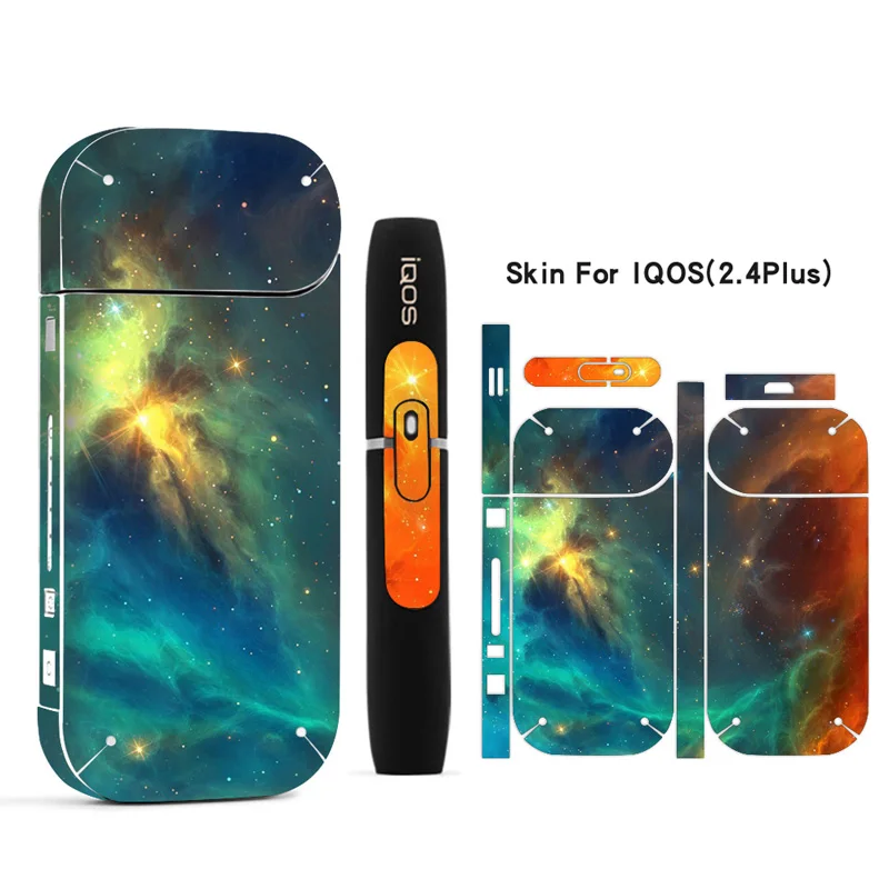 3 Galaxy наклейка печать кожи для IQOS наклейка 2,4 Plus 2,4 p электронная сигарета обложка чехол - Цвет: 3