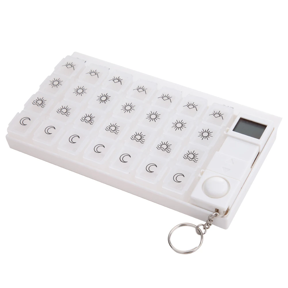 Digital 7days Pill Reminder Organizer Box Case Timer Storage Boxes Medicine Container Dispenser Alarm Clock | Красота и здоровье